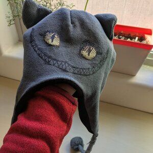 Cheshire Cat Laplander Beanie — Alice in Wonderland (Gray)